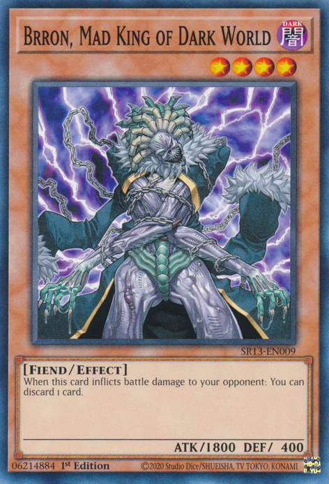Brron, Mad King of Dark World [SR13-EN009] Common | Odin's Place