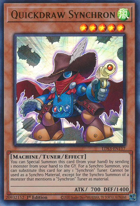 Quickdraw Synchron [LDS3-EN117] Ultra Rare | Odin's Place