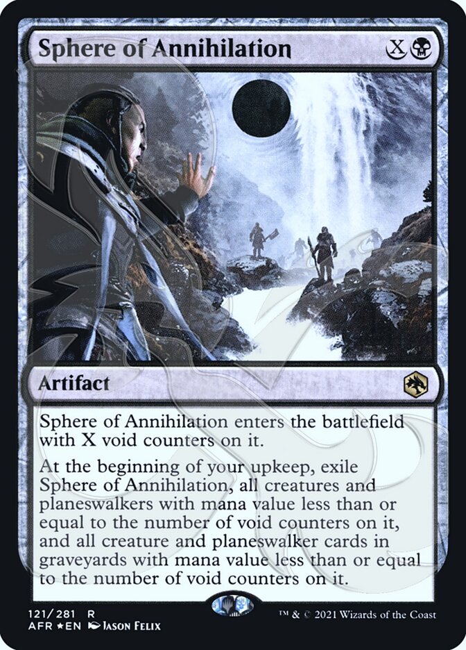 Sphere of Annihilation (Ampersand Promo) [Dungeons & Dragons: Adventures in the Forgotten Realms Promos] | Odin's Place
