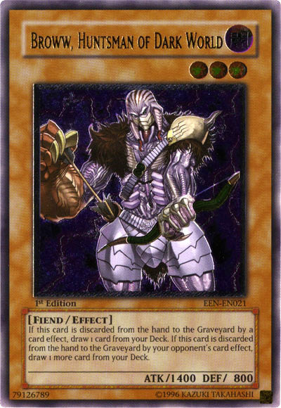 Broww, Huntsman of Dark World [EEN-EN021] Ultimate Rare | Odin's Place