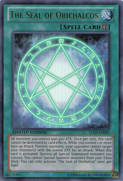 The Seal of Orichalcos [LC03-EN001] Ultra Rare | Odin's Place