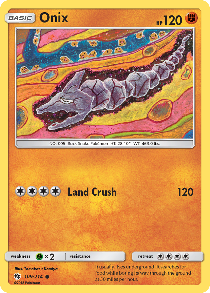 Onix (109/214) [Sun & Moon: Lost Thunder] | Odin's Place