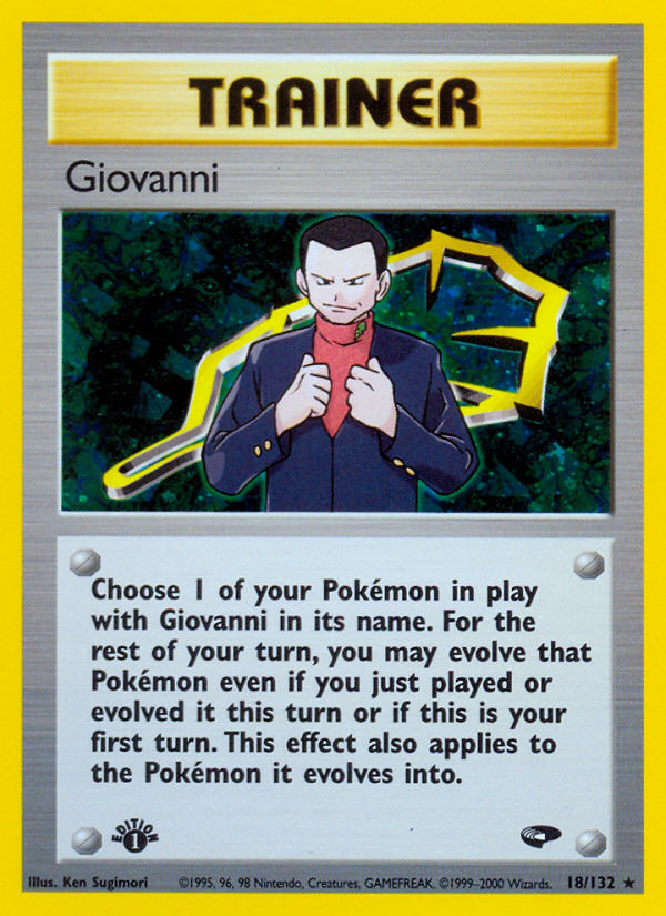 Giovanni (18/132) [Gym Challenge 1st Edition] | Odin's Place