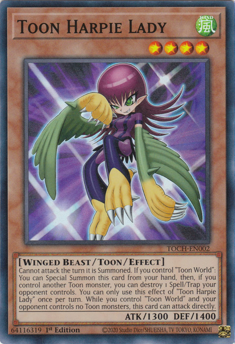 Toon Harpie Lady [TOCH-EN002] Super Rare | Odin's Place