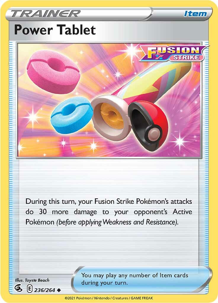 Power Tablet (236/264) [Sword & Shield: Fusion Strike] | Odin's Place