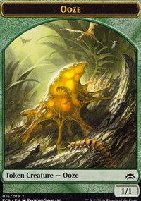 Ooze (016) // Ooze (017) Double-Sided Token [Planechase Anthology Tokens] | Odin's Place
