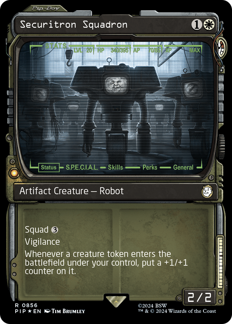 Securitron Squadron (Showcase) (Surge Foil) [Fallout] | Odin's Place
