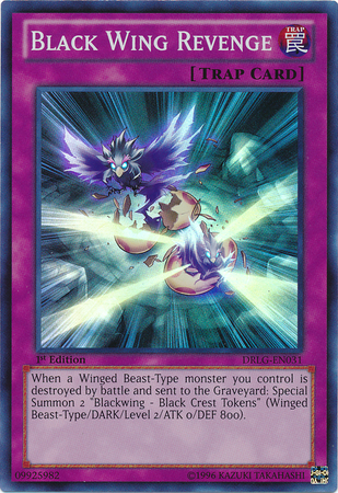 Black Wing Revenge [DRLG-EN031] Super Rare | Odin's Place
