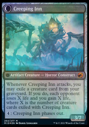 Hostile Hostel // Creeping Inn [Innistrad: Midnight Hunt Prerelease Promos] | Odin's Place