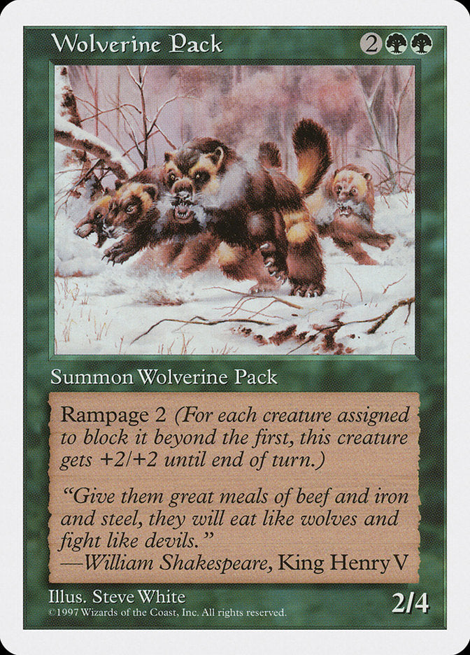 Wolverine Pack (344) [Fifth Edition] | Odin's Place