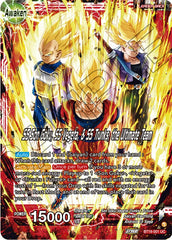 Son Goku & Vegeta & Trunks // SS Son Goku, SS Vegeta, & SS Trunks, the Ultimate Team (BT19-001) [Fighter's Ambition] | Odin's Place