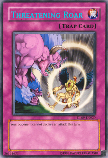 Threatening Roar (Blue) [DL09-EN020] Rare | Odin's Place