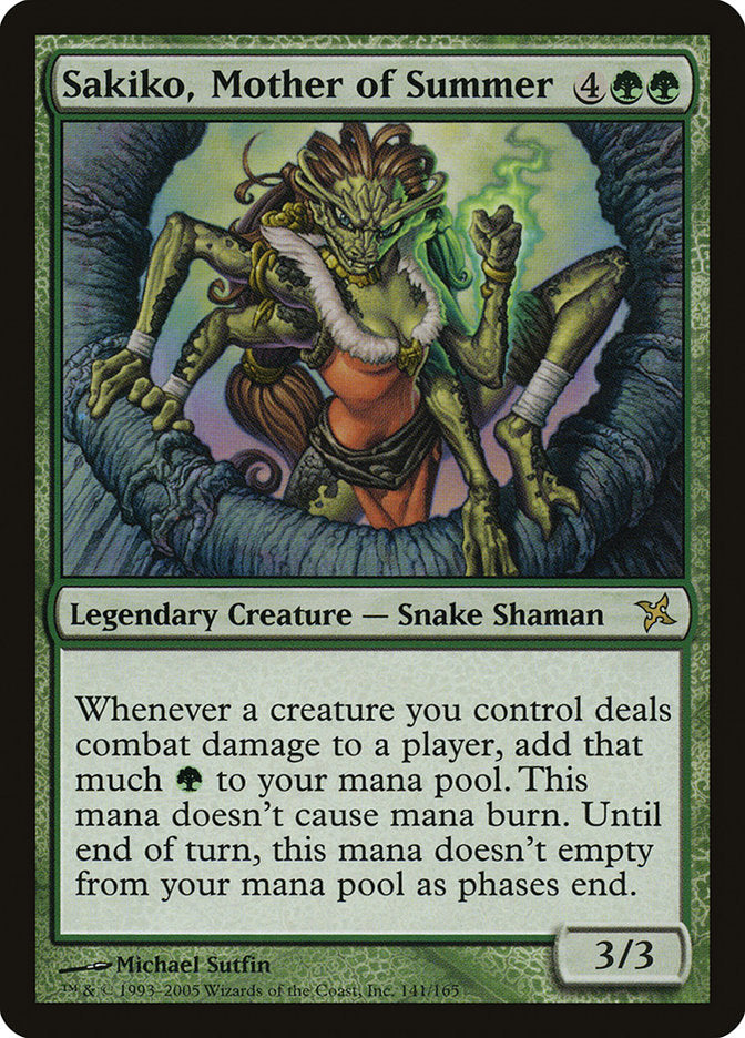 Sakiko, Mother of Summer (141) [Betrayers of Kamigawa] | Odin's Place