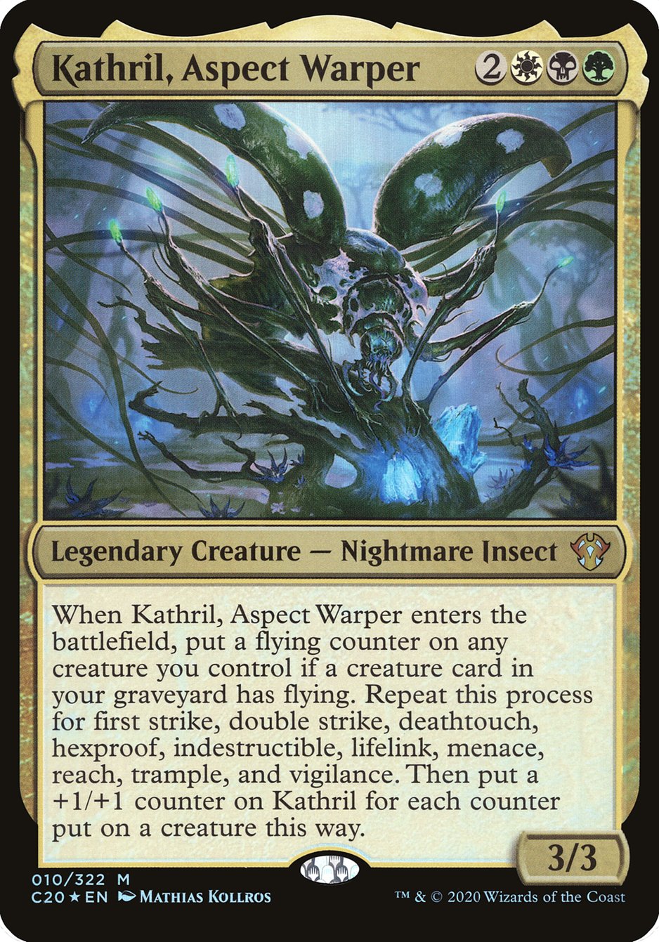 Kathril, Aspect Warper (Oversized) [Commander 2020 Oversized] | Odin's Place