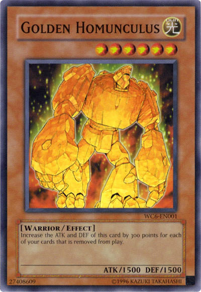 Golden Homunculus [WC6-EN001] Super Rare | Odin's Place
