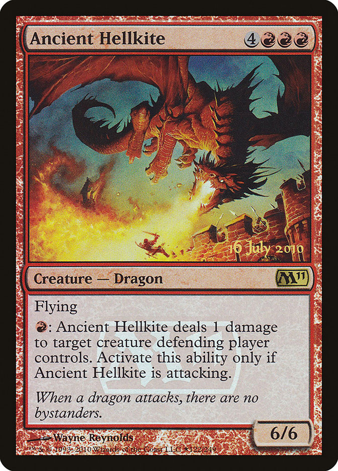 Ancient Hellkite (122) [Magic 2011 Prerelease Promos] | Odin's Place