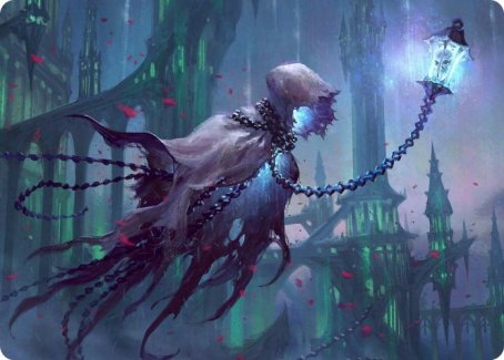Wanderlight Spirit Art Card [Innistrad: Crimson Vow Art Series] | Odin's Place