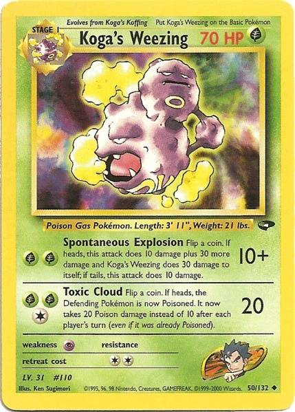 Koga's Weezing (50/132) [Gym Challenge Unlimited] | Odin's Place