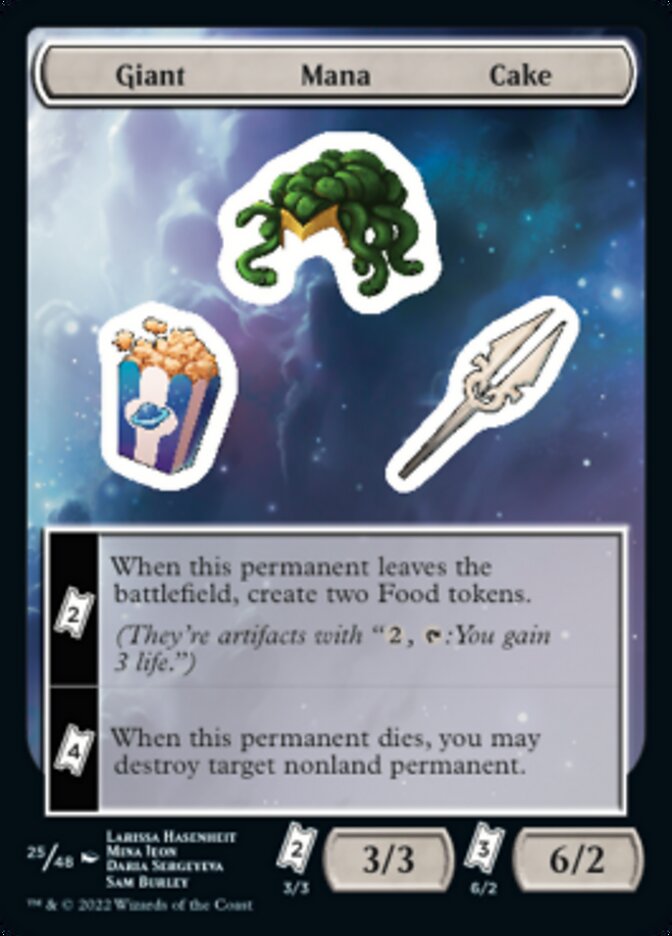 Giant Mana Cake [Unfinity Stickers] | Odin's Place