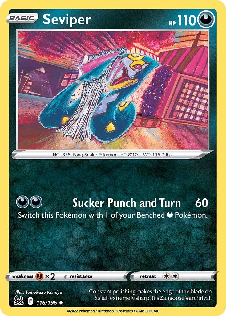 Seviper (116/196) [Sword & Shield: Lost Origin] | Odin's Place