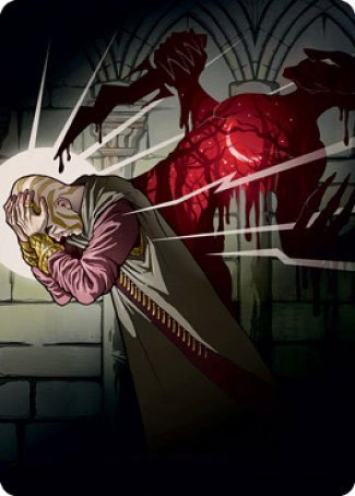 Agonizing Remorse Art Card [Strixhaven: School of Mages Art Series] | Odin's Place