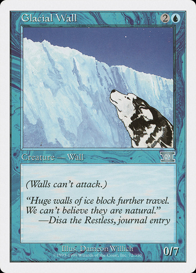 Glacial Wall (72) [Classic Sixth Edition] | Odin's Place