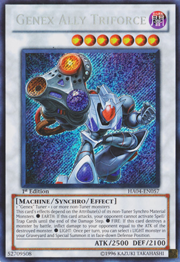 Genex Ally Triforce [HA04-EN057] Secret Rare | Odin's Place