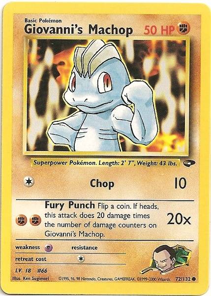 Giovanni's Machop (72/132) [Gym Challenge Unlimited] | Odin's Place