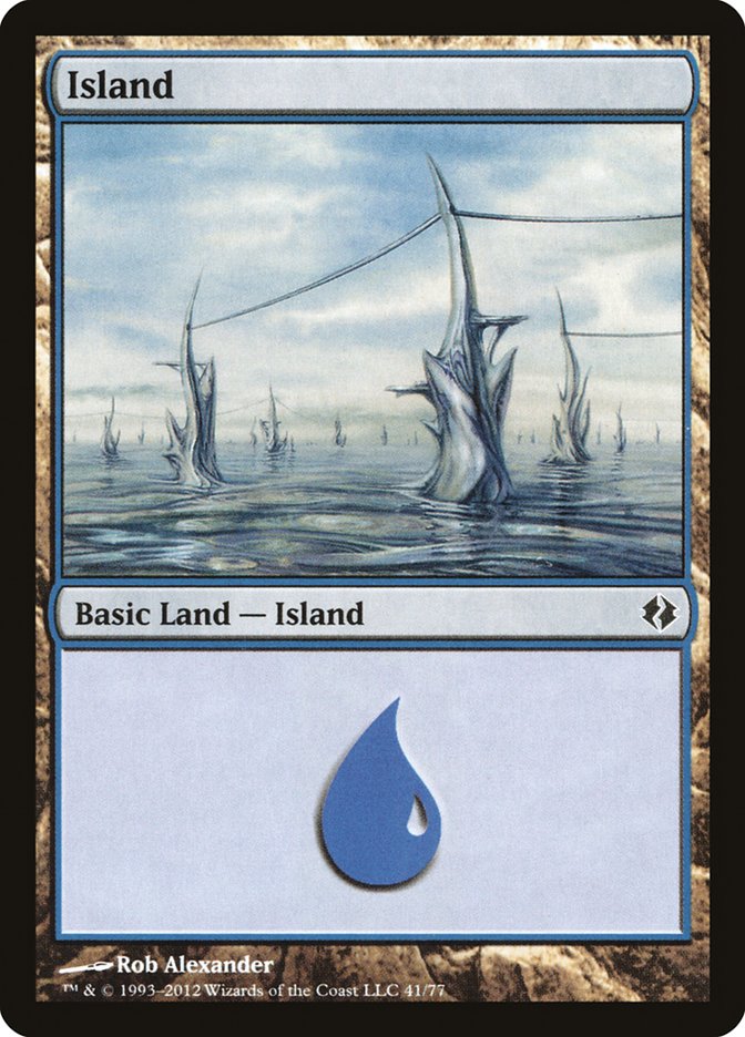 Island (41) [Duel Decks: Venser vs. Koth] | Odin's Place