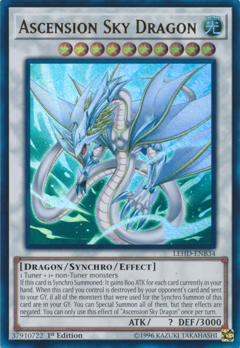 Ascension Sky Dragon [LEHD-ENB34] Ultra Rare | Odin's Place