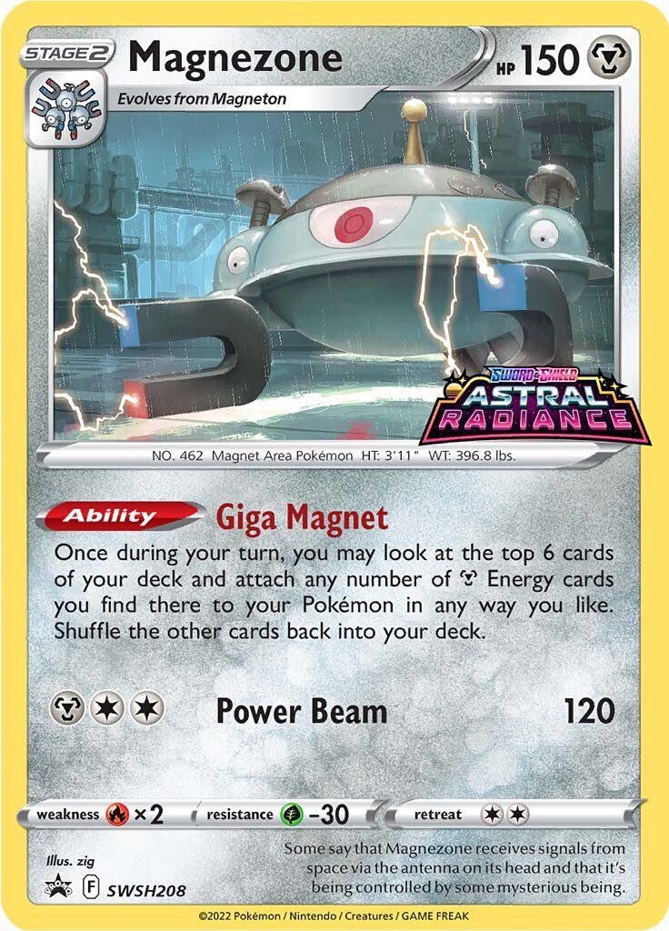 Magnezone (SWSH208) [Sword & Shield: Black Star Promos] | Odin's Place
