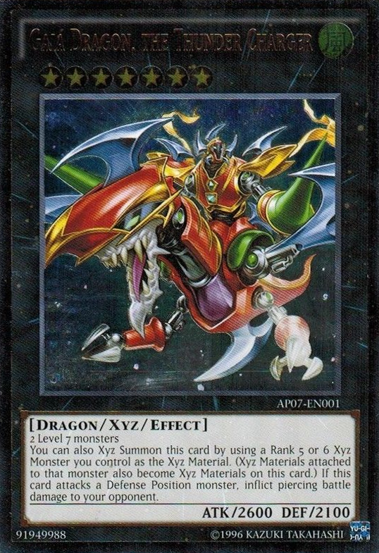 Gaia Dragon, the Thunder Charger [AP07-EN001] Ultimate Rare | Odin's Place