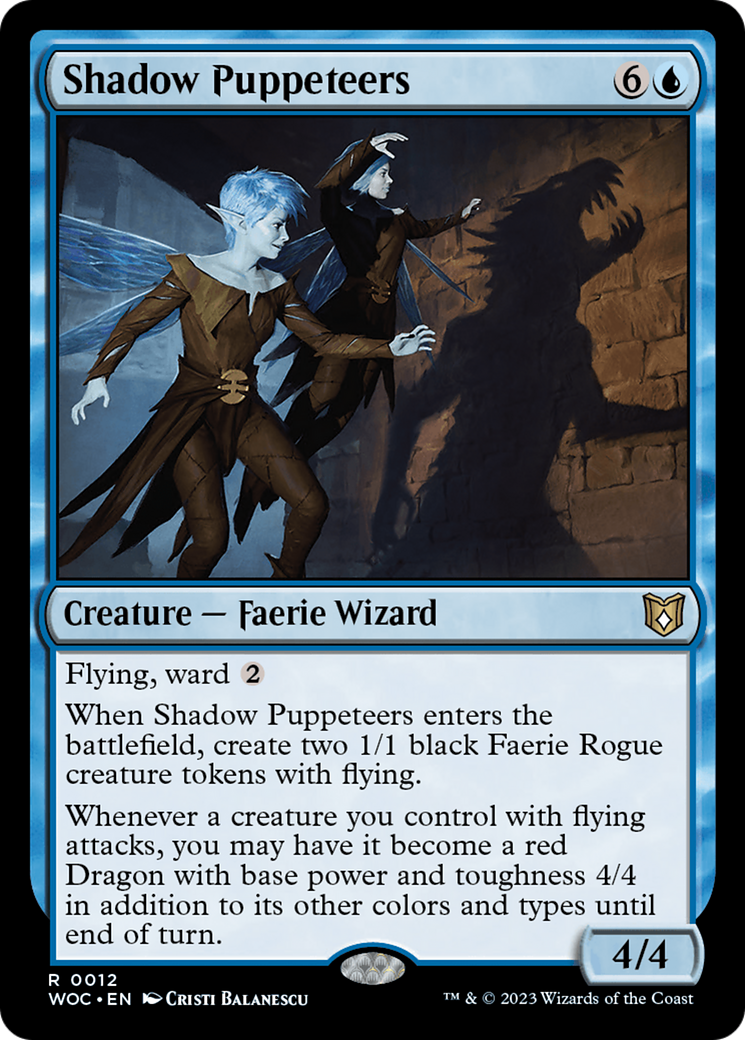 Shadow Puppeteers [Wilds of Eldraine Commander] | Odin's Place