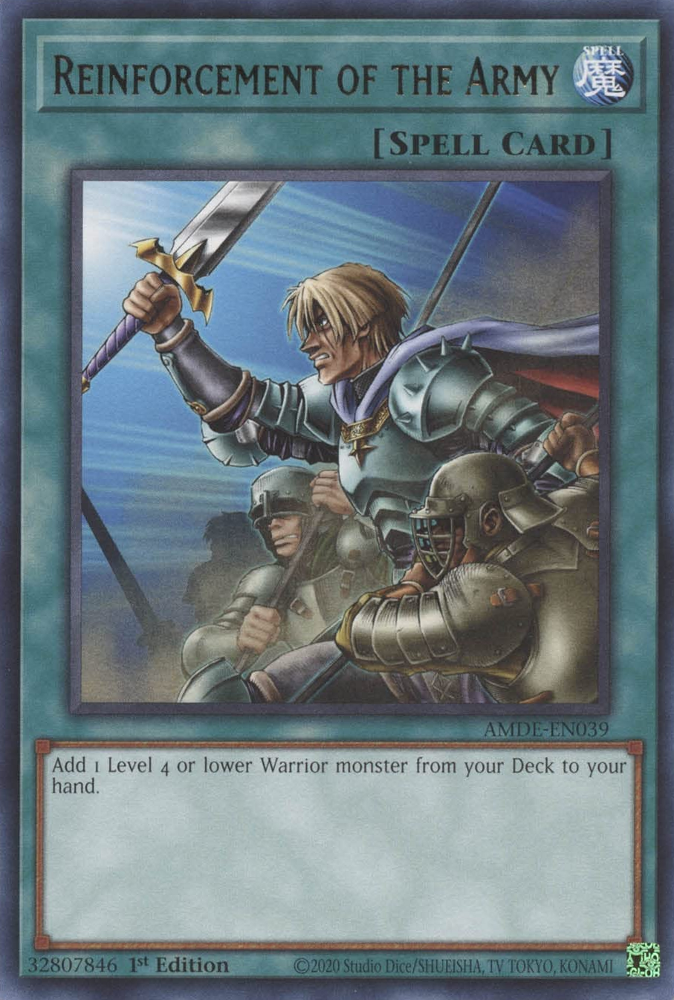 Reinforcement of the Army [AMDE-EN039] Rare | Odin's Place