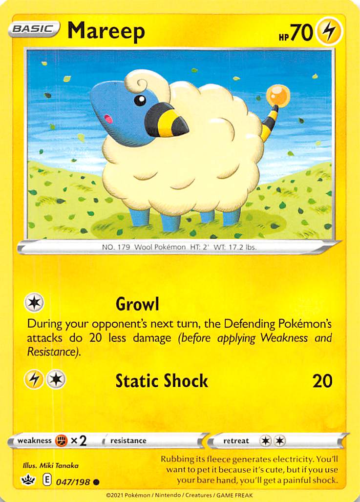 Mareep (047/198) [Sword & Shield: Chilling Reign] | Odin's Place