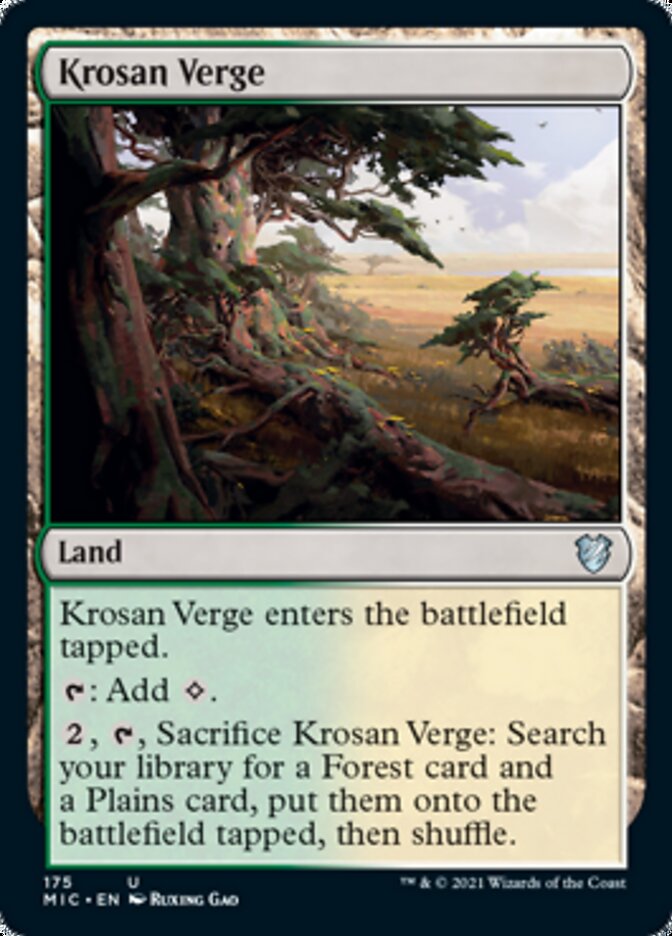 Krosan Verge [Innistrad: Midnight Hunt Commander] | Odin's Place