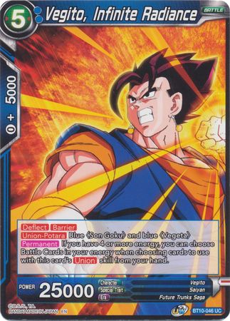 Vegito, Infinite Radiance (BT10-046) [Rise of the Unison Warrior 2nd Edition] | Odin's Place