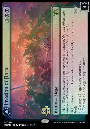 Invasion of Fiora // Marchesa, Resolute Monarch [March of the Machine Prerelease Promos] | Odin's Place