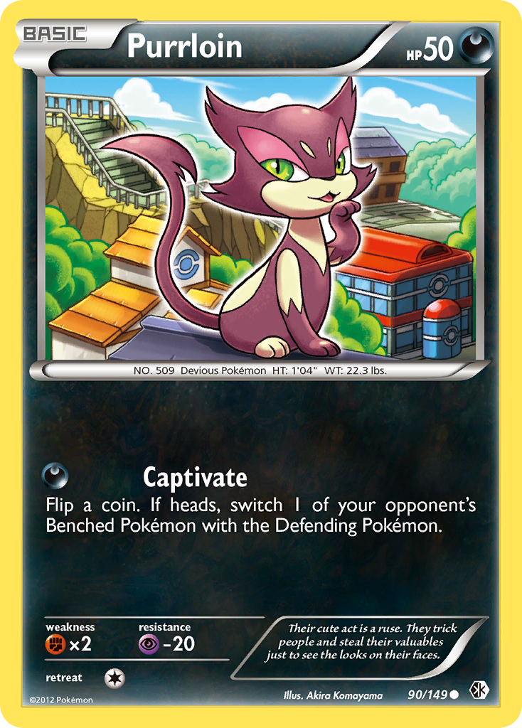 Purrloin (90/149) [Black & White: Boundaries Crossed] | Odin's Place