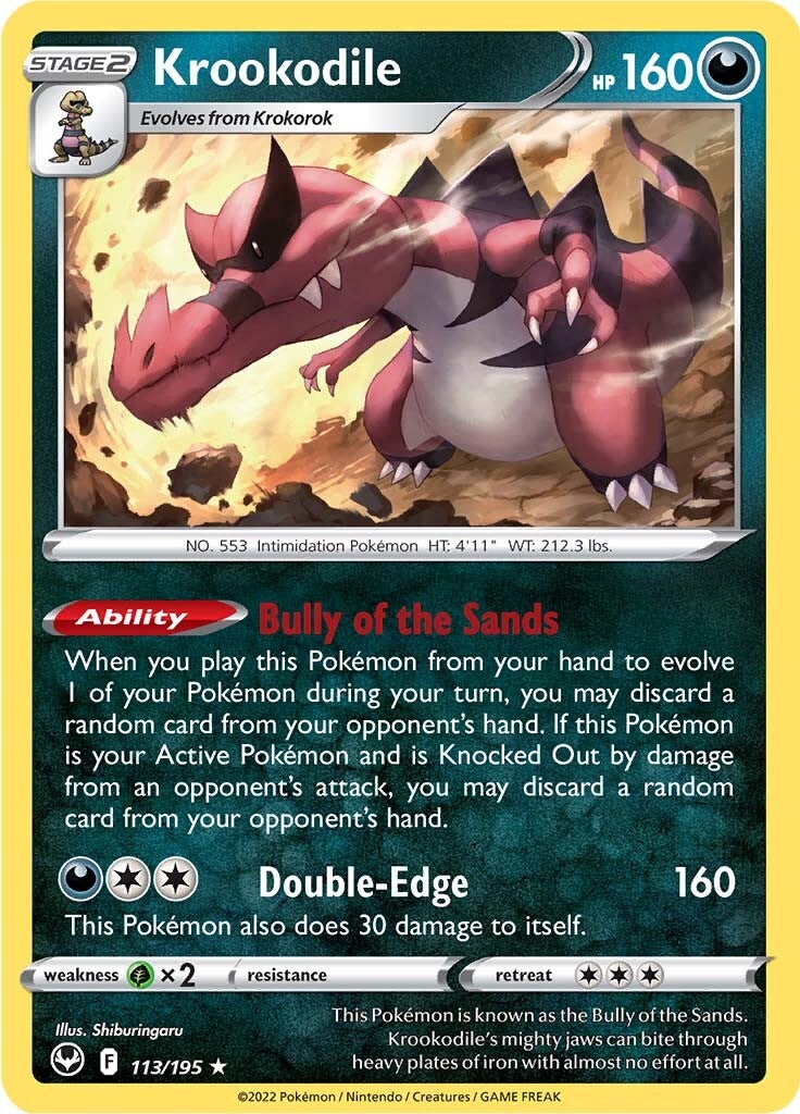 Krookodile (113/195) [Sword & Shield: Silver Tempest] | Odin's Place