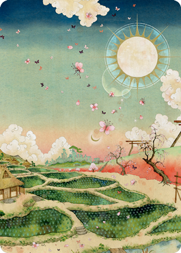 Plains 1 Art Card [Kamigawa: Neon Dynasty Art Series] | Odin's Place