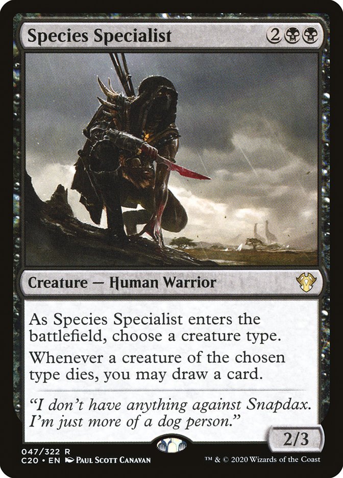 Species Specialist [Commander 2020] | Odin's Place