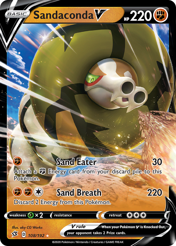 Sandaconda V (108/192) [Sword & Shield: Rebel Clash] | Odin's Place