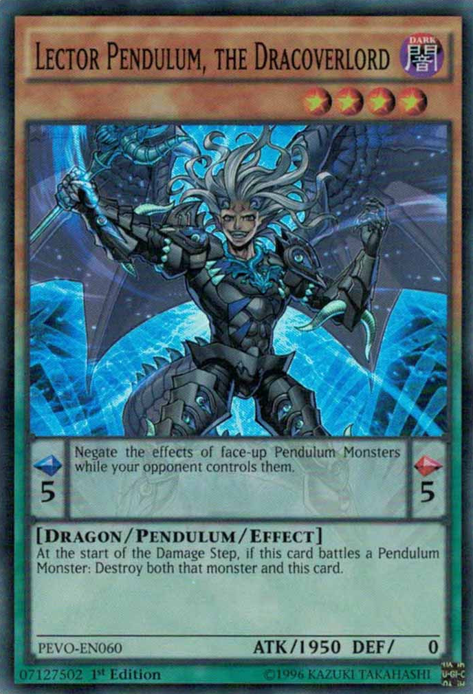 Lector Pendulum, the Dracoverlord [PEVO-EN060] Super Rare | Odin's Place