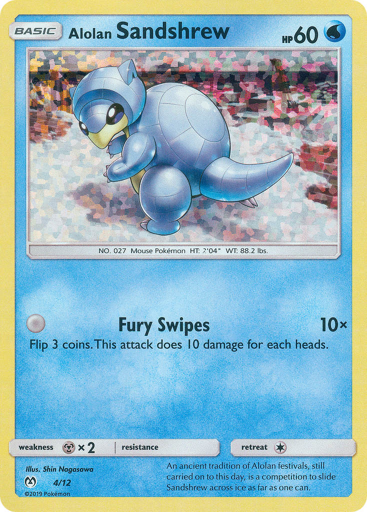 Alolan Sandshrew (4/12) [McDonald's Promos: 2019 Collection] | Odin's Place