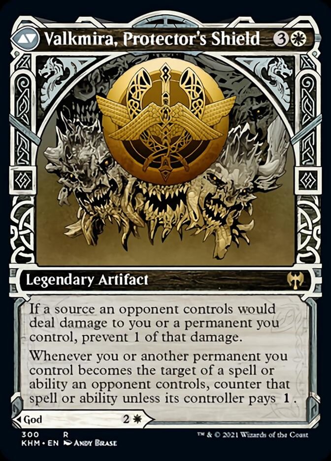 Reidane, God of the Worthy // Valkmira, Protector's Shield (Showcase) [Kaldheim] | Odin's Place