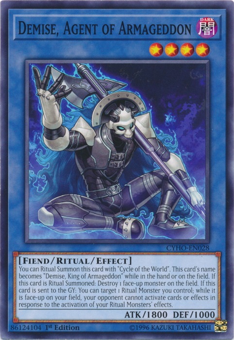 Demise, Agent of Armageddon [CYHO-EN028] Common | Odin's Place