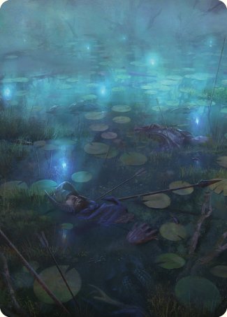 The Dead Marshes Art Card [The Lord of the Rings: Tales of Middle-earth Art Series] | Odin's Place