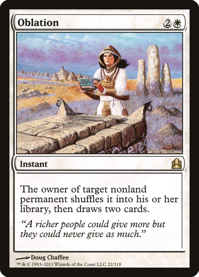 Oblation (22) [Commander 2011] | Odin's Place