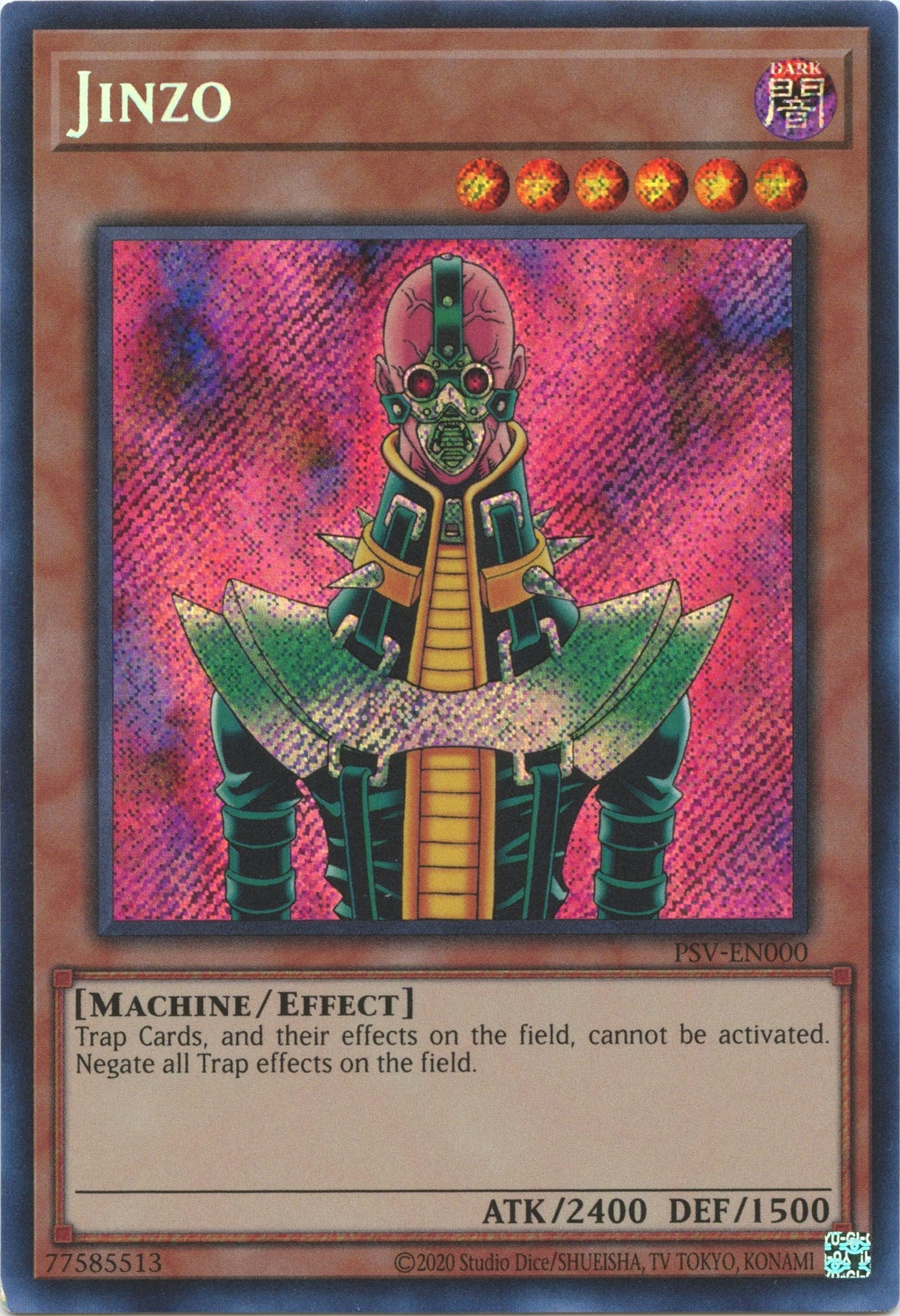 Jinzo (25th Anniversary) [PSV-EN000] Secret Rare | Odin's Place